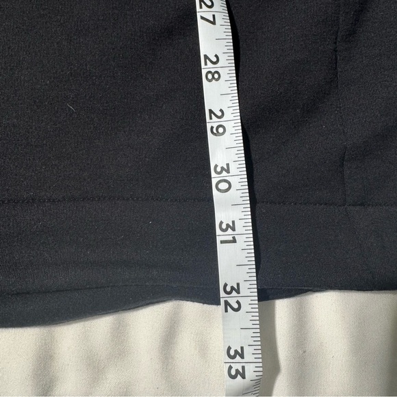 Athleta Sweatshirt Dress Zippered Pockets Black Size Small - Picture 11 of 15